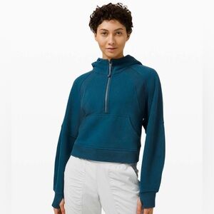 RARE Lululemon half-zip scuba; size XL/XXL; blue borealis color